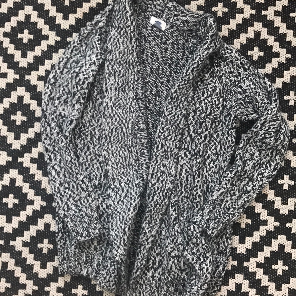 Black and white cardigan